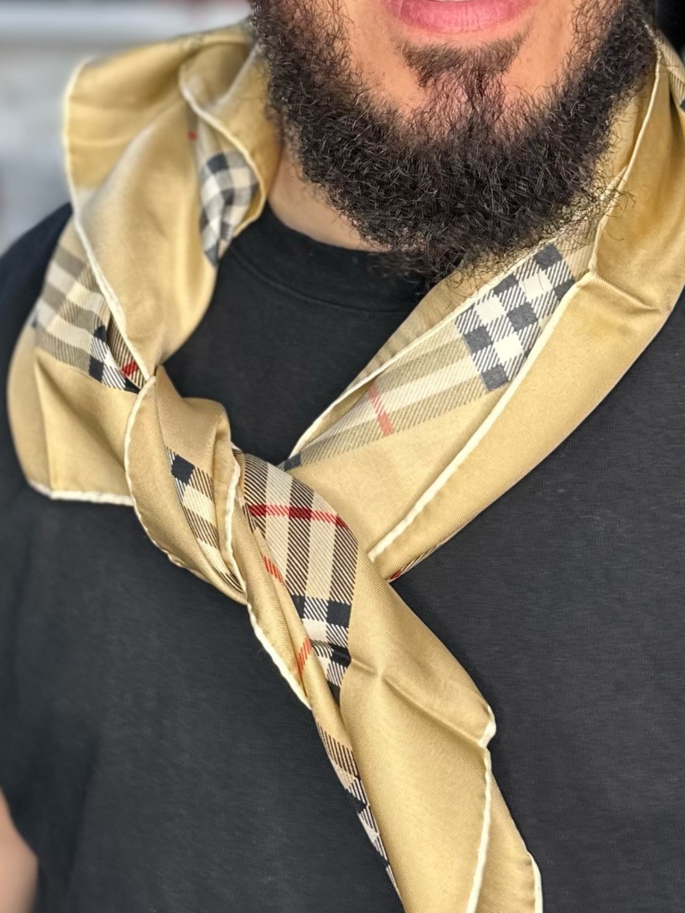 BURBERRY SILK SCARF